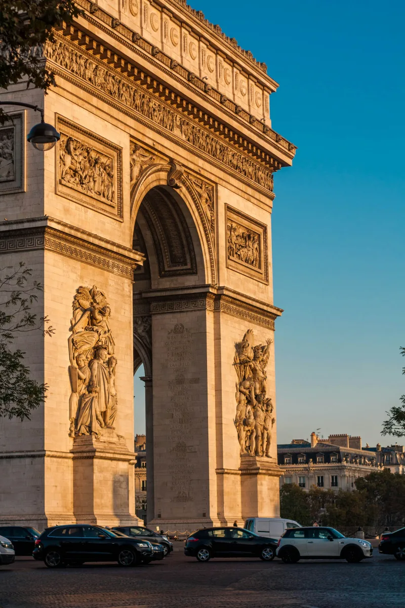 Arrival in Paris