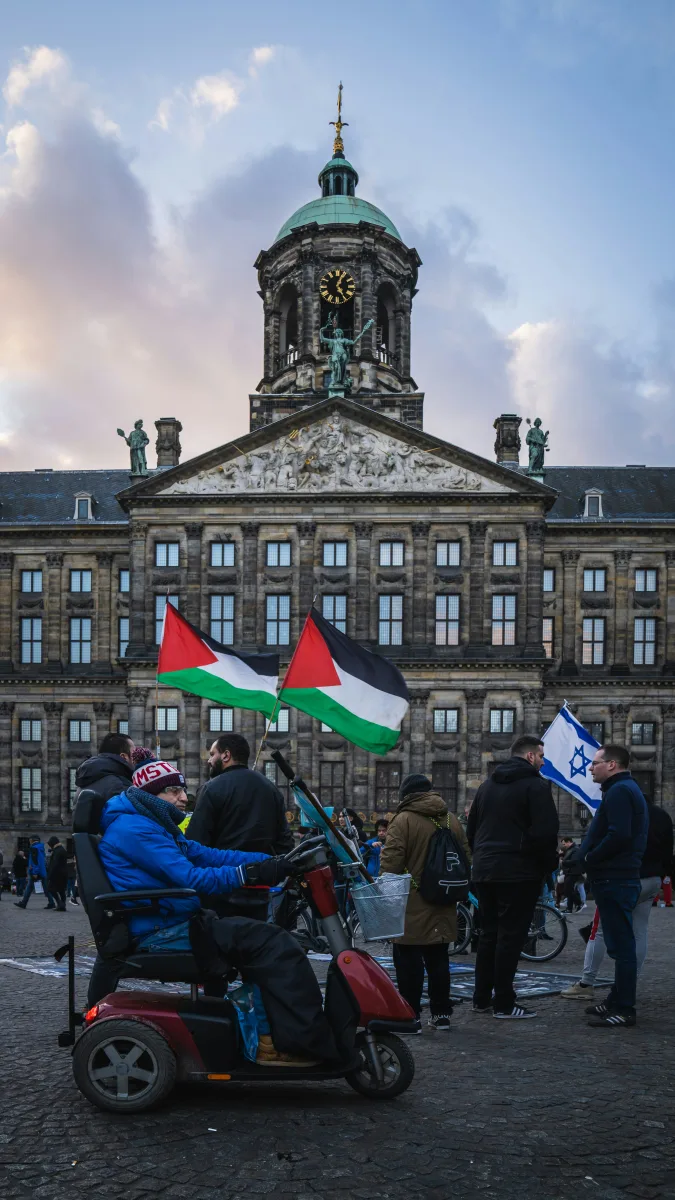 Arrival in Amsterdam